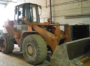 The 16-tonne shovel that crushed Mr Browns foot, breaking 16 bones